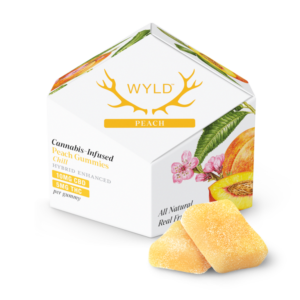 wyld gummies peach​