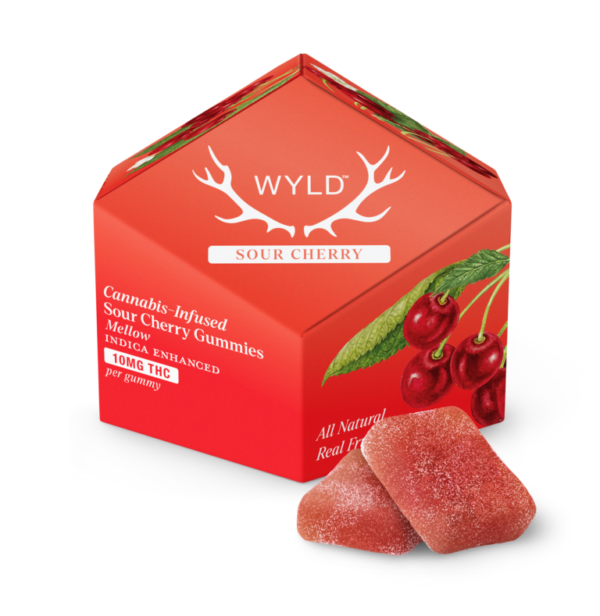 wyld sour cherry gummies