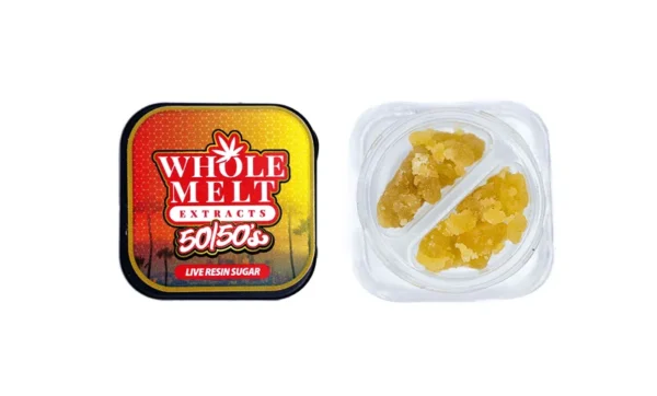 WHOLE_MELT_EXTRACTS_LIVE_RESIN_SUGAR_COVER_af81742734 WHOLE MELT EXTRACTS - 50/50'S LIVE RESIN SUGAR - 3.5G
