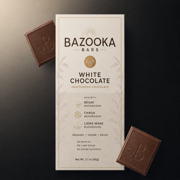 Bazooka Bars White Chocolate Multi-Blend Health Bar