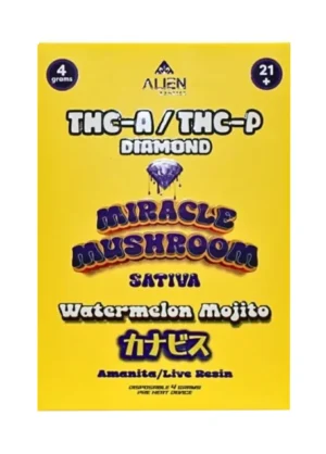 Watermelon Mojito Alien Exotics Miracle Mushroom THC-A x THC-P Blend Disposables