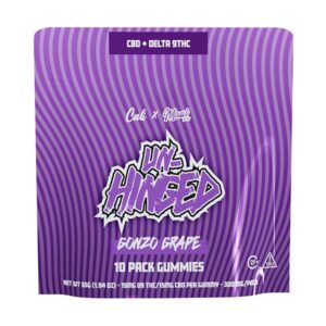 cali-x-maui-labs-unhinged-d9-cbd-gummies-300mg-10ct-GONZO-GRAPE Cali x Maui Labs Unhinged CBD:D9 Gummies | (10ct) 300mg