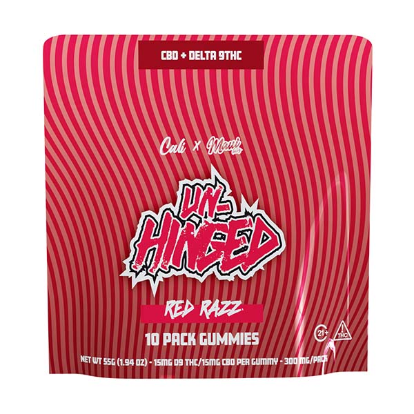 Cali x Maui Labs Unhinged CBD:D9 Gummies | (10ct) 300mg