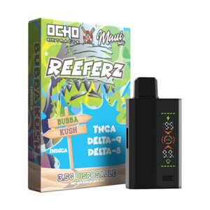 ocho-extracts-maui-labs-reeferz-3.5g-disposable-bubba-kush Ocho Extracts x Maui Labs Reeferz Disposable | 3.5g